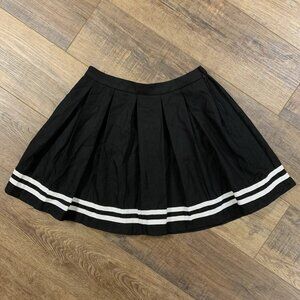 Y2K Hot Topic B&W Punk Sailor SCHOOLGIRL Mini SKIRT S Whimsigoth Harajuku Lolita